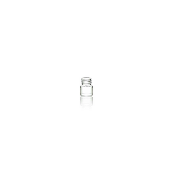 1/3 Dram Clear Glass Vial, 13-425
