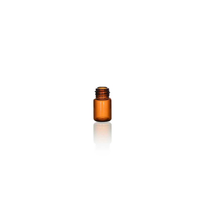 5/8 Dram Amber Glass Vial, 13-425