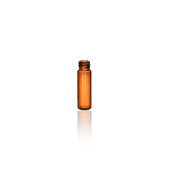 1 Dram Amber Glass Vial, 13-425
