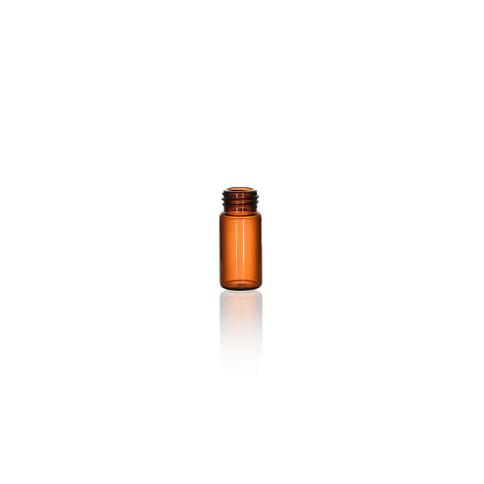 1 1/2 Dram Amber Glass Vial, 15-425
