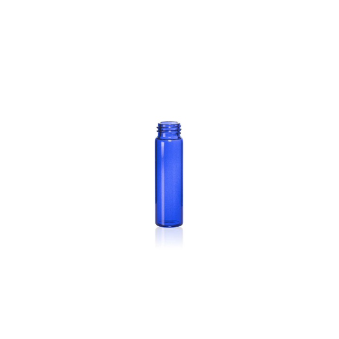 2 Dram Blue Glass Vial, 15-425