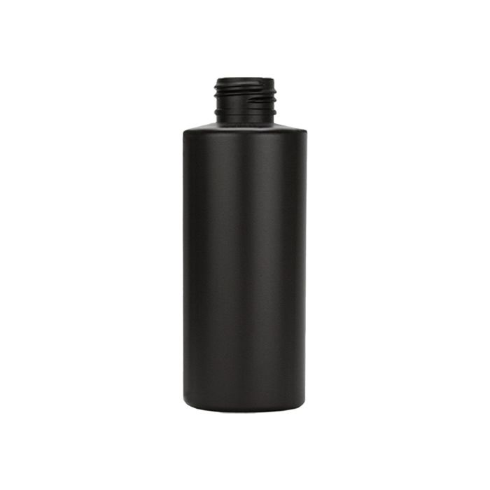 2 oz Black HDPE Cylinder with 20-410 neck size