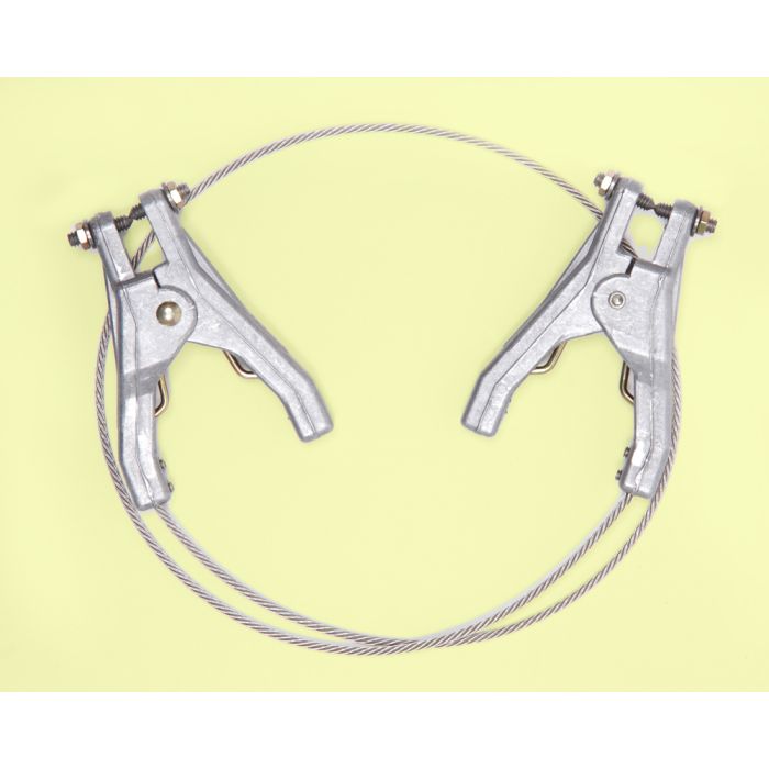 Dual Plier Clamps with 20 ft Stainless Steel Cable