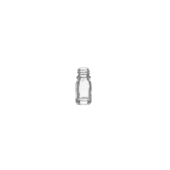 5 ml Clear Glass Euro Bottle, 18 DIN