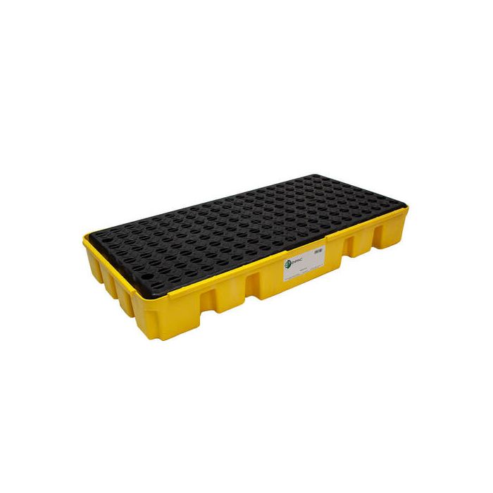 2 drum yellow spill containment pallet