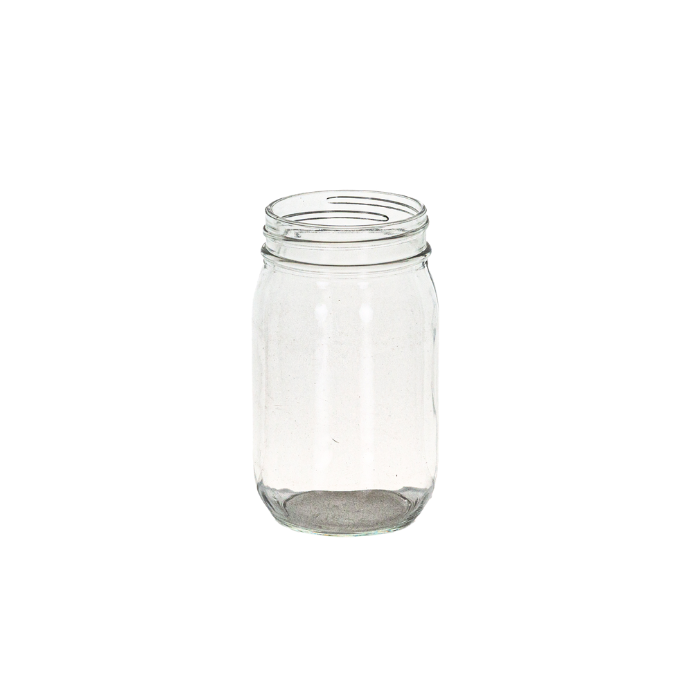 16 oz flint glass jar 70-450