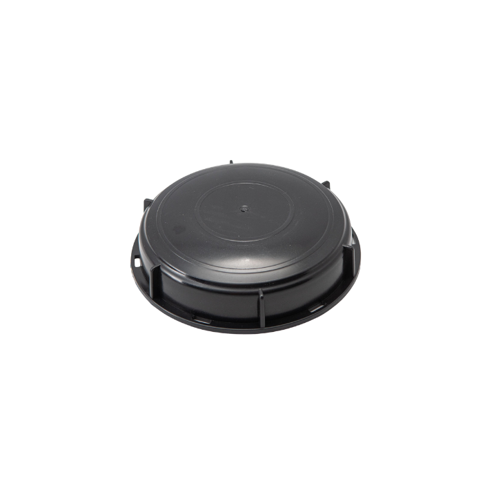 6 Inch Black One Piece IBC Lid