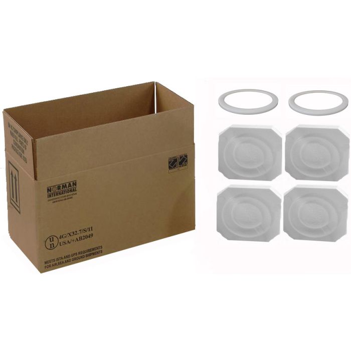 HAZMAT UN 4G Shipping Box Holds Two - 1 Gallon Paint Cans