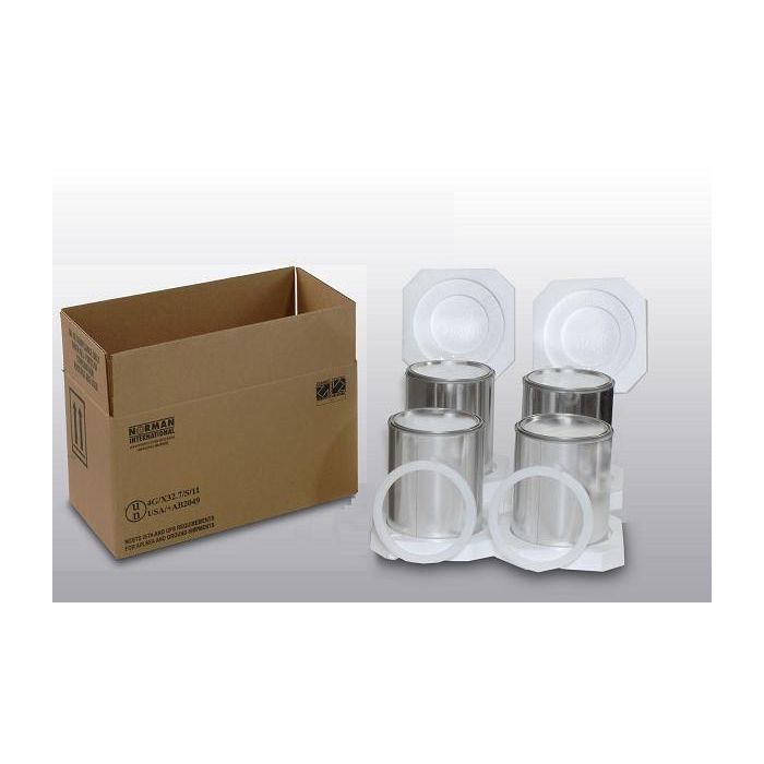 HAZMAT UN 4G Packaging With Four - 1 Gallon Paint Cans