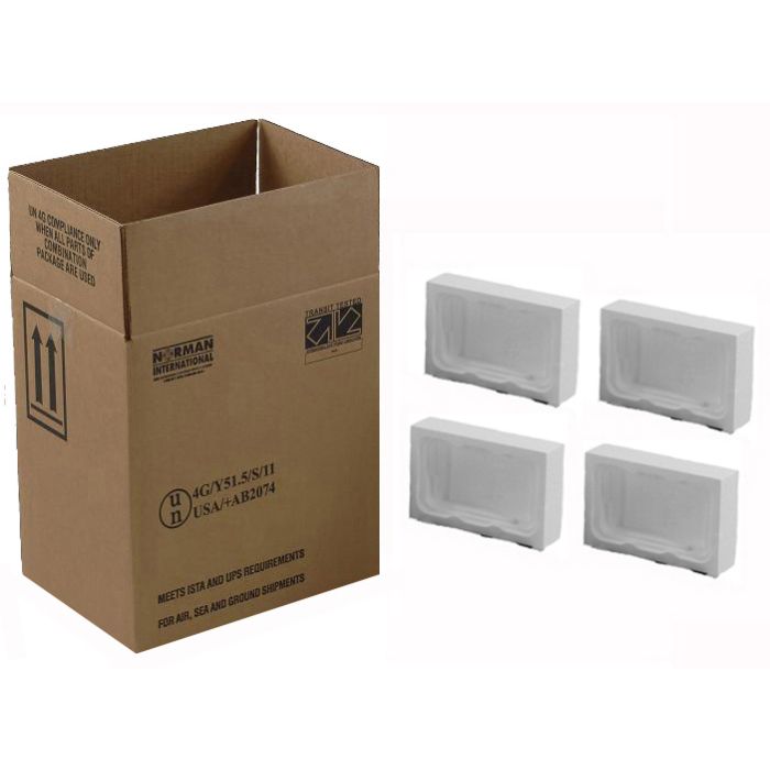 HAZMAT 4G Packaging Holds Two - 1 Gallon F-Style Cans