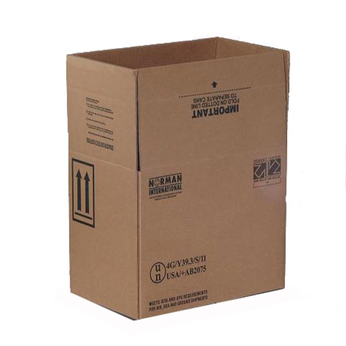 HAZMAT Shipping Box Holds Two - 1 Gallon Metal F-style Cans