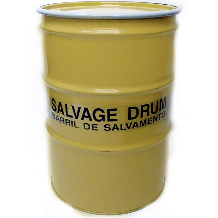 96 Gallon Steel Salvage Drum With Epoxy Phenolic Lining
