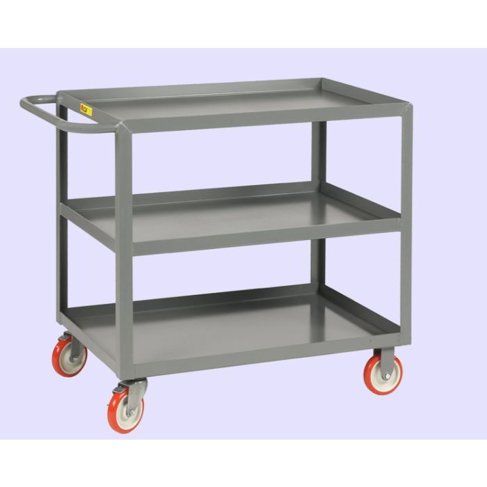 LITTLE GIANT® Cart With Three 24 x 36 Shelves