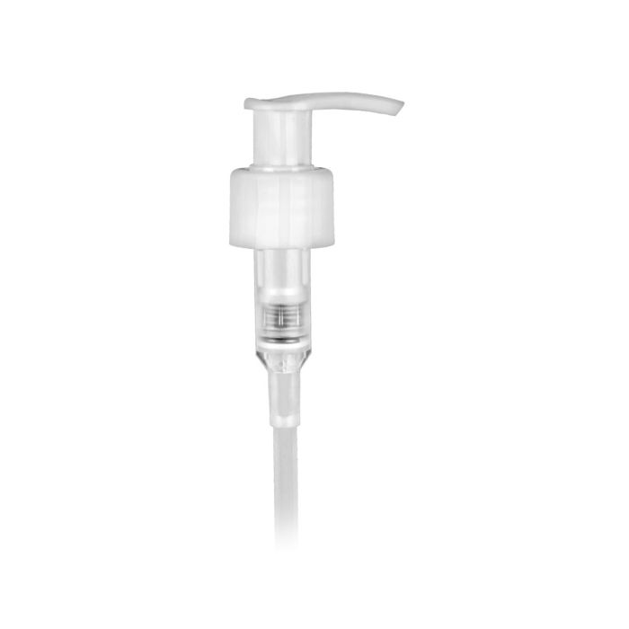 White lotion pump