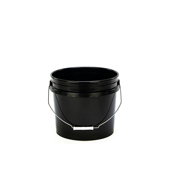 1 gallon black bucket