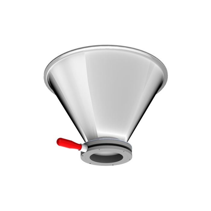 MORSE® Stainless Steel Cone Top - Aluminum Iris Valve