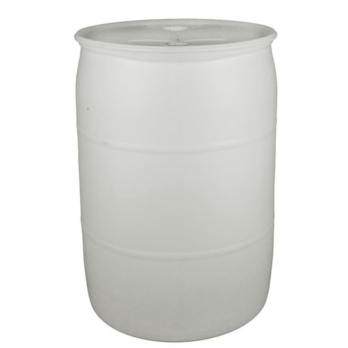 55 gallon natural closed head drum plastic