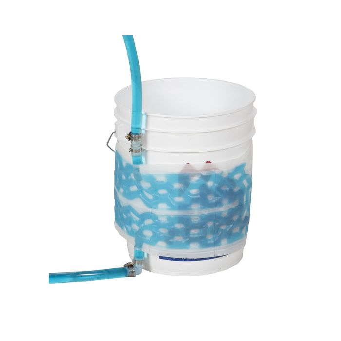 Fluxwrap blanket for regulating temperature in 5 gallon pails