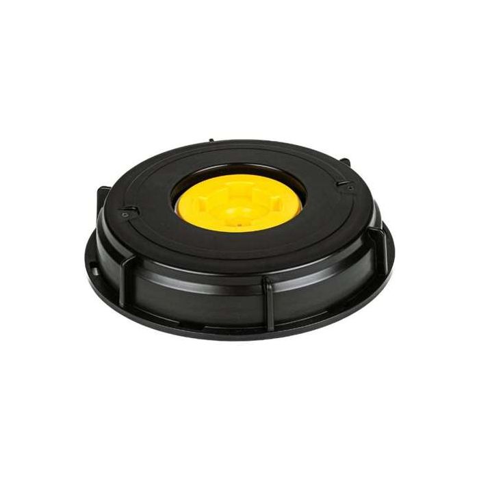 6" Black Buttress Cap with Vented Closure
