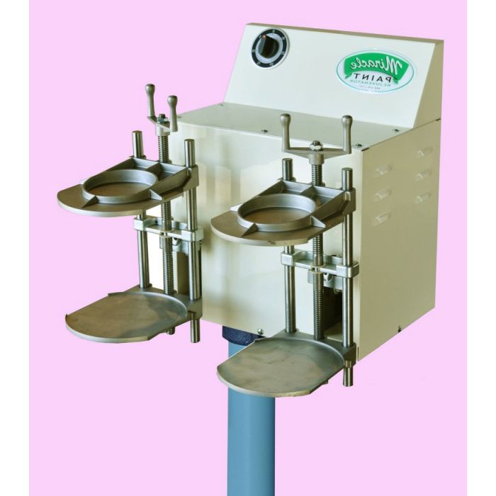 Pint to Gallon Can Shaker - Pedestal Mount - Dual Head