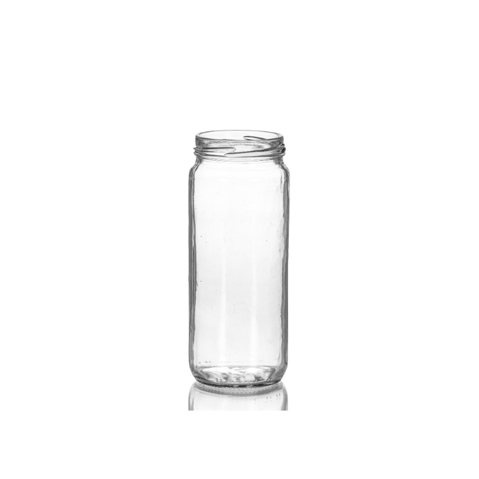 16 oz Clear Glass Paragon Jar, 63-400