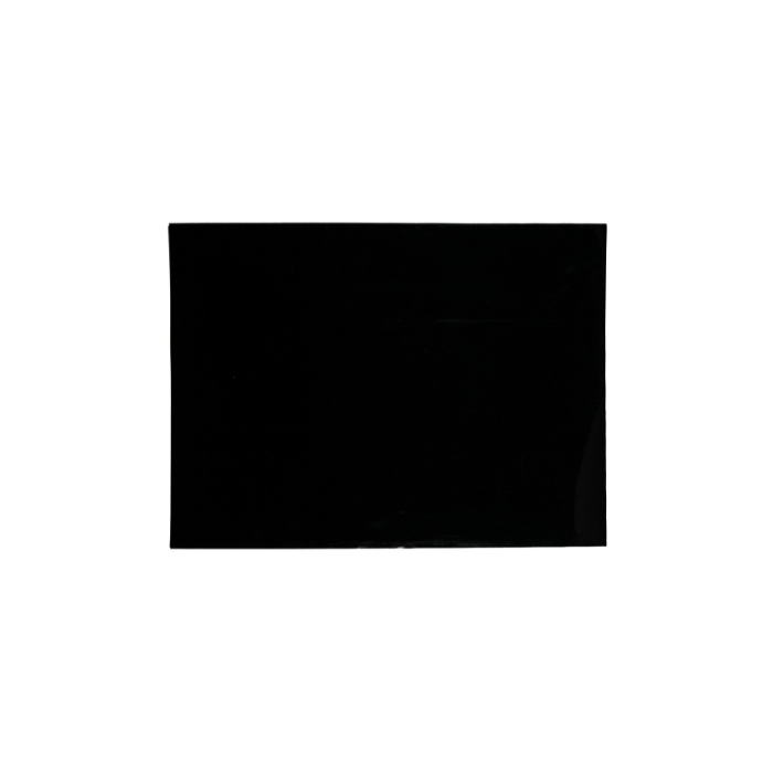 19" x 26" Black PCR Solid IBC Tote Marking Plate