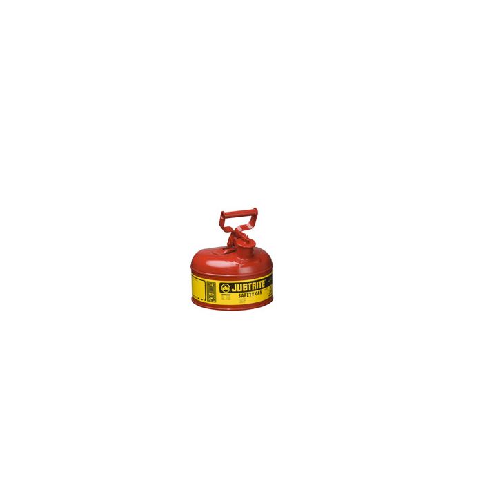 Justrite® Type I Premium Coated Steel Safety Can 1 Gallon