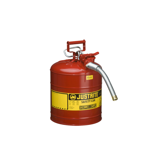 Justrite® Accuflow  5 Gallon Steel Safety Can 5 Gallon