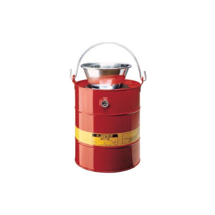Justrite® Solvent Safety Drain Cans 5 Gallon