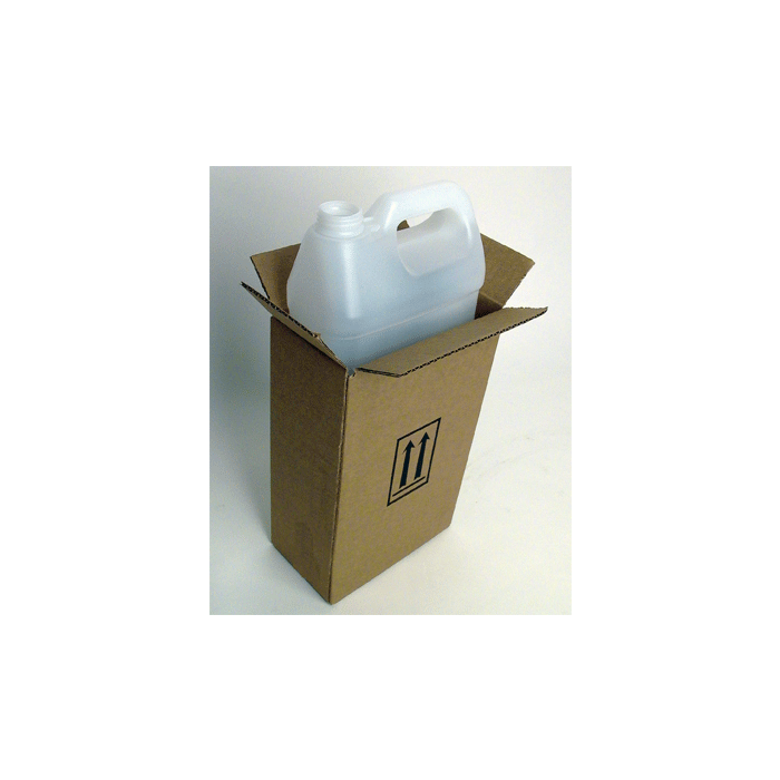Shipper Carton for One - 1 Gallon F-Style Plastic Bottle
