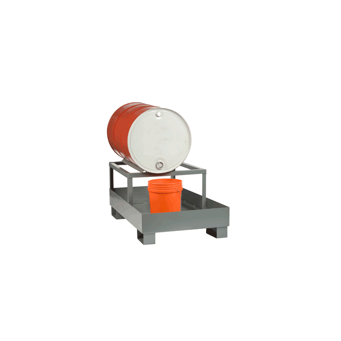 Spill Control Platform with 1 Drum Rack