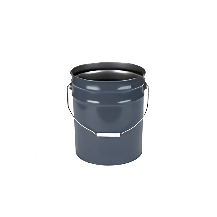 5 Gallon Steel Pail, Unlined, UN Rated - Black