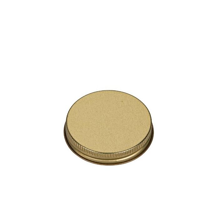 58-400 Gold Metal Screw Cap - Plastisol Liner