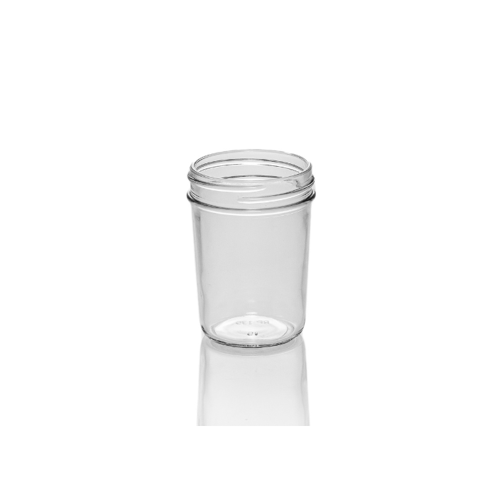 8 oz Glass Smooth Sided Jelly Jar, 70-450