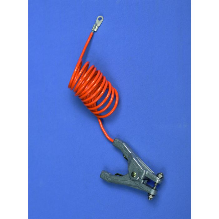 10 ft Coiled Cable With Plier Clamp Connector