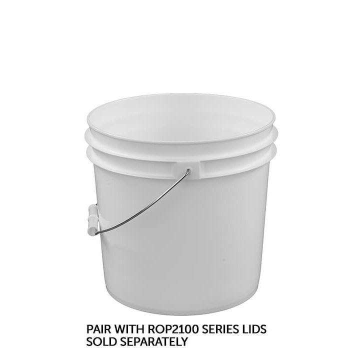 2 gallon white pail