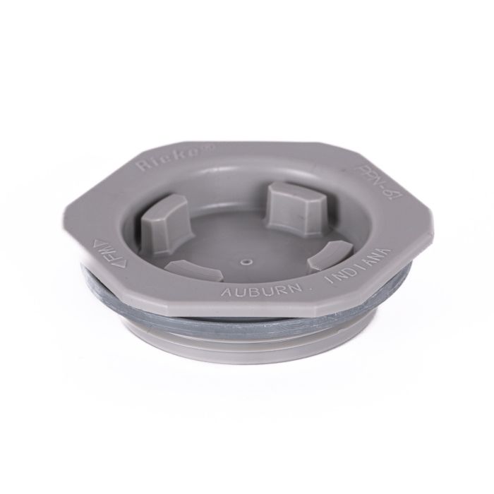 2 Inch Hex-Head Nylon Plug With Irr Poly Gasket - Thread Down
