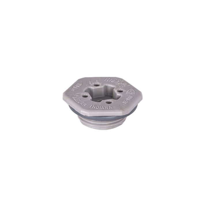 3/4 Inch Hex-Head Nylon Drum Plug - Thread Down
