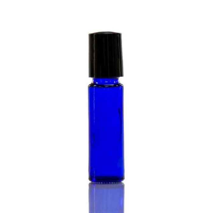 1/3 Ounce Cobalt Blue Roll-on Bottle