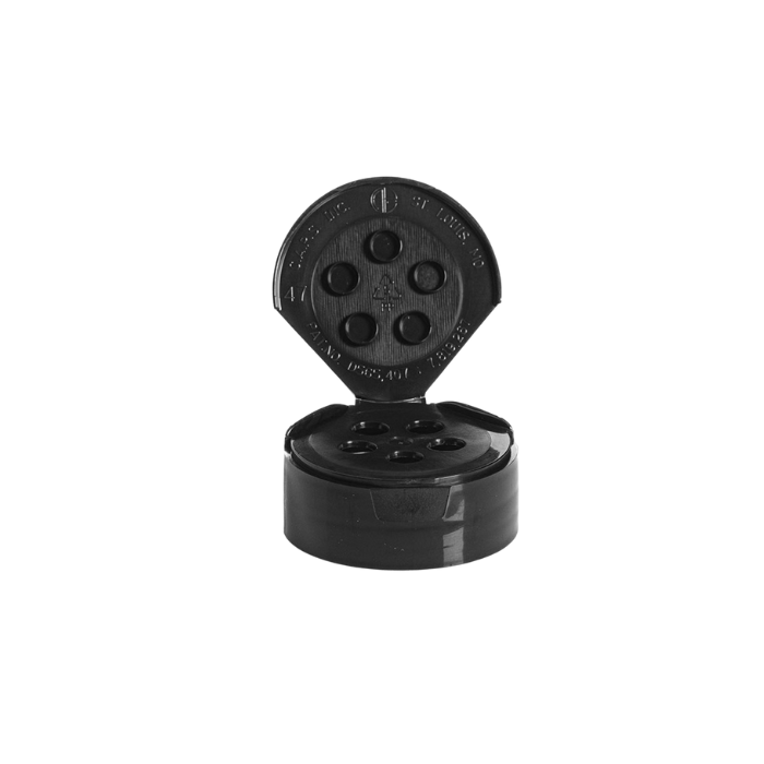 black spice cap with sift holes