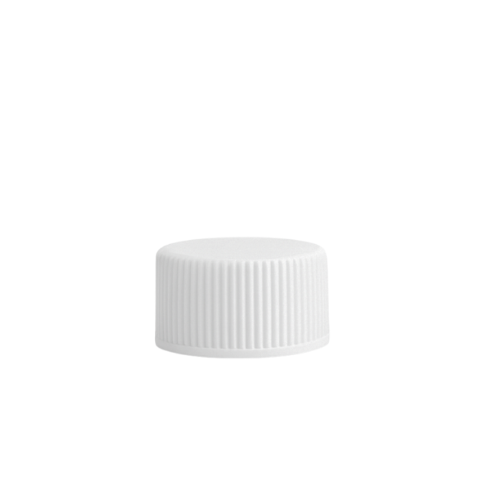White ribbed cap