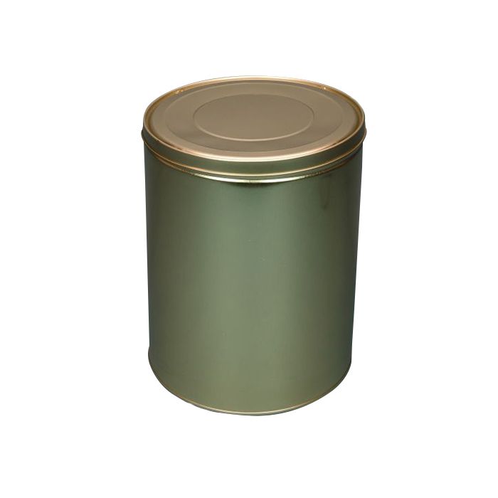 30 lb Industrial Metal Tin with Slip Lid