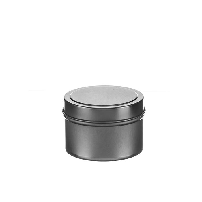 4 Oz. Deep Seamless Tin Can with Embossed Cover