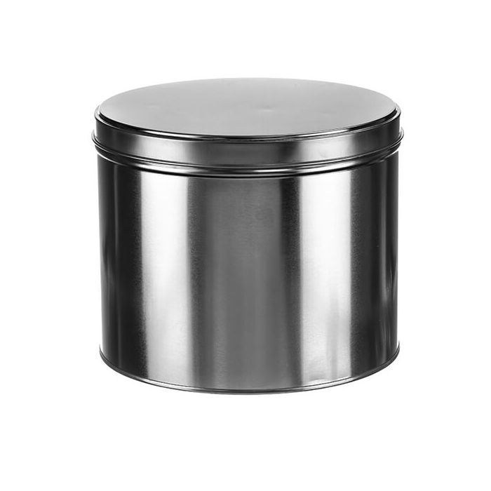 10 lb Industrial Metal Tin with Slip Cover