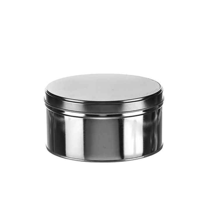 3 lb Industrial Metal Tin with Lid