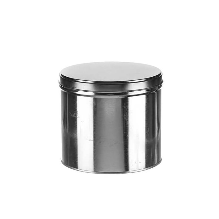 5 1/4 lb Industrial Metal Tin with Slip Cover