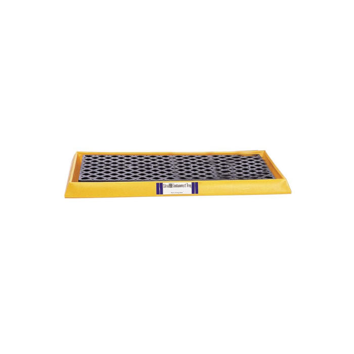 UltraTech Yellow Containment Tray With Grating