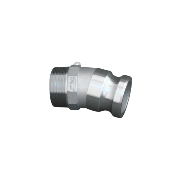Stainless Steel 2" Male NPT x 2" Male QD, 15°