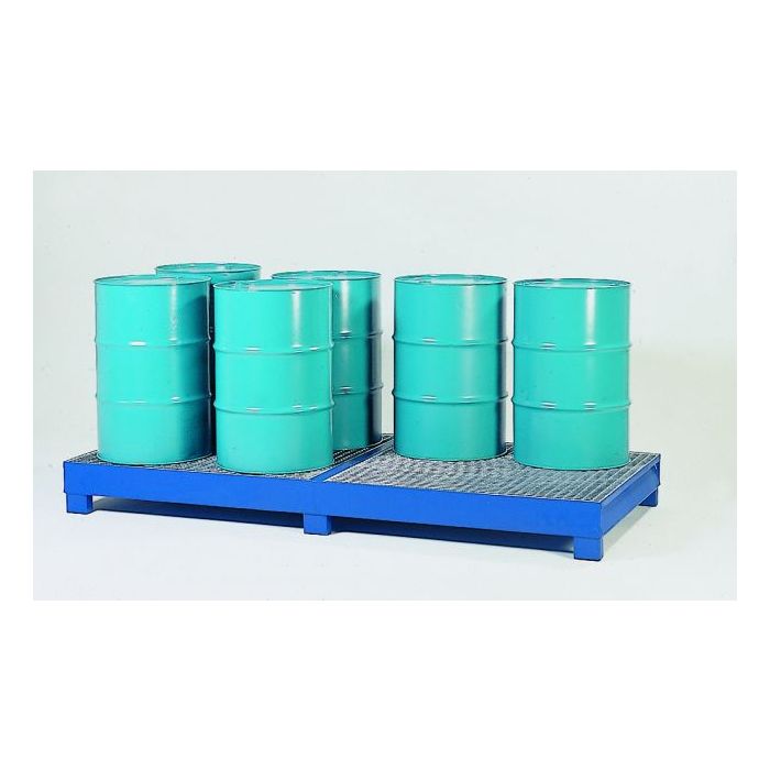 All Steel Spill Containment Pallet Holds 8 Drums