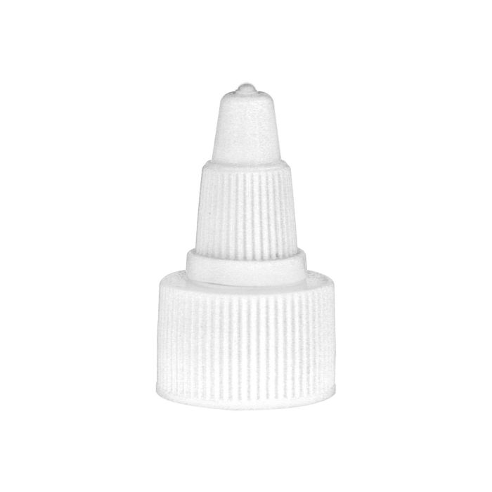 white twist open cap